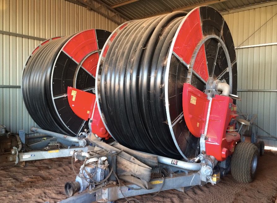 2 x Marani Hard Hose Irrigators Near New Machinery